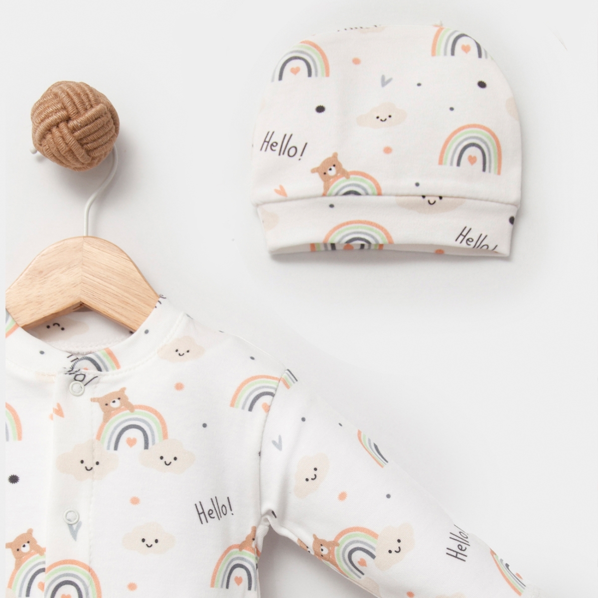 YENİDOĞAN GÖKKUŞAKLI AYICIK 5 Lİ HASTANE ÇIKIŞI 