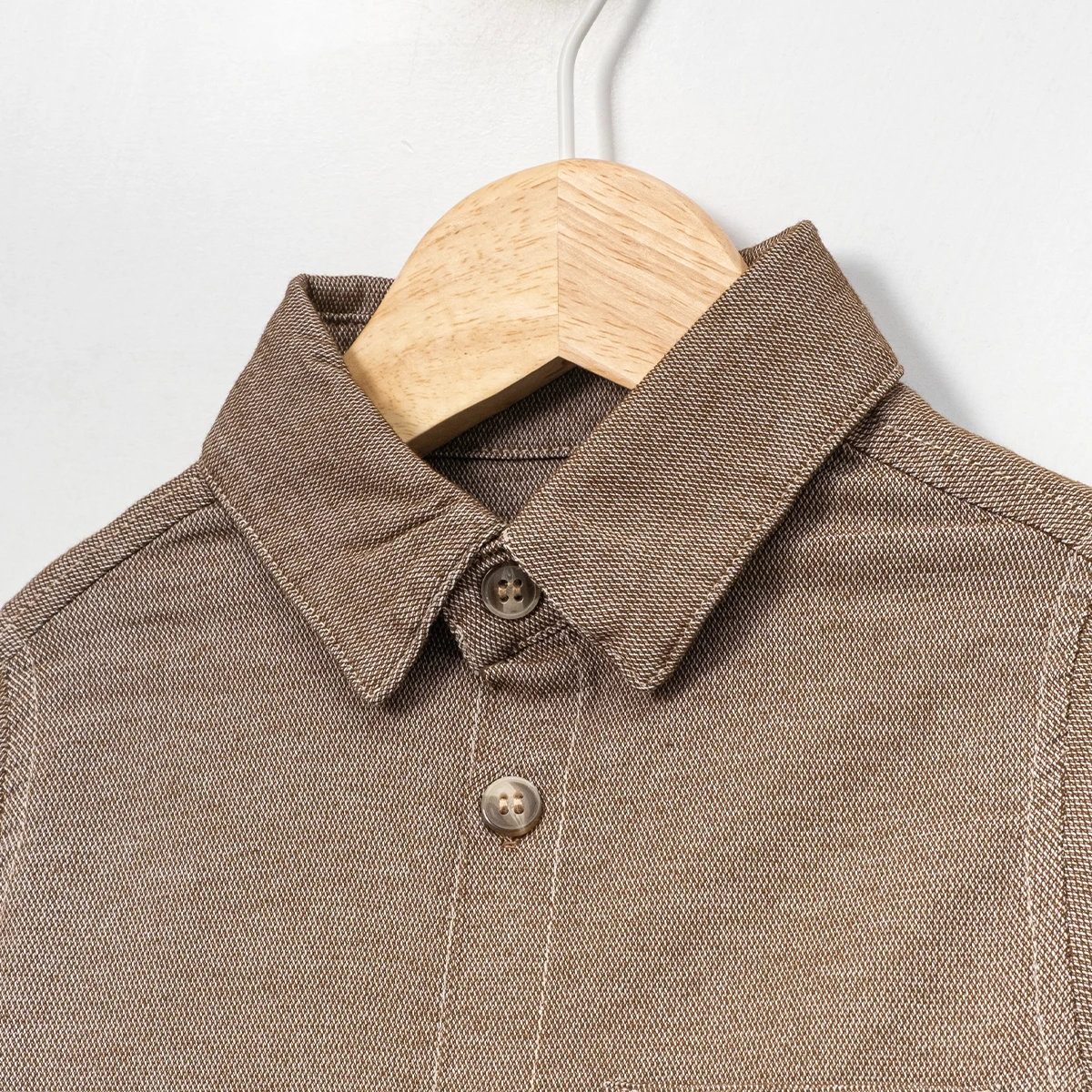 ERKEK ÇOCUK 1-4 YAŞ HAM KOT GÖMLEK