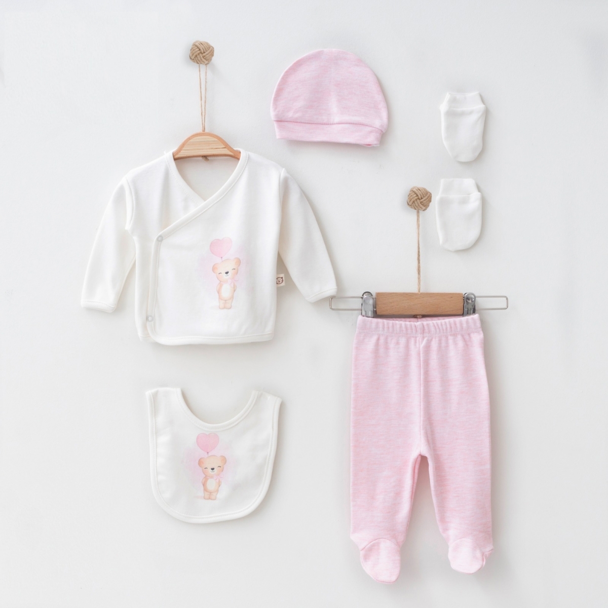 YENİDOĞAN PENYE BEŞLİ SET TAKIM 