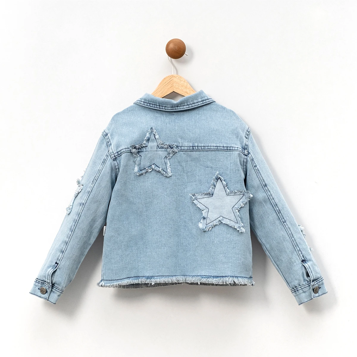 GIRL 5-8 AGE STAR DENIM JACKET