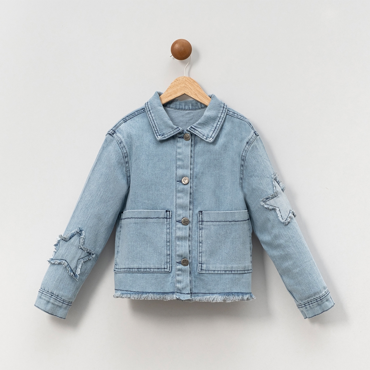 ДЕВОЧКА 5-8 ЛЕТ ДЖИНСОВАЯ КУРТКА 