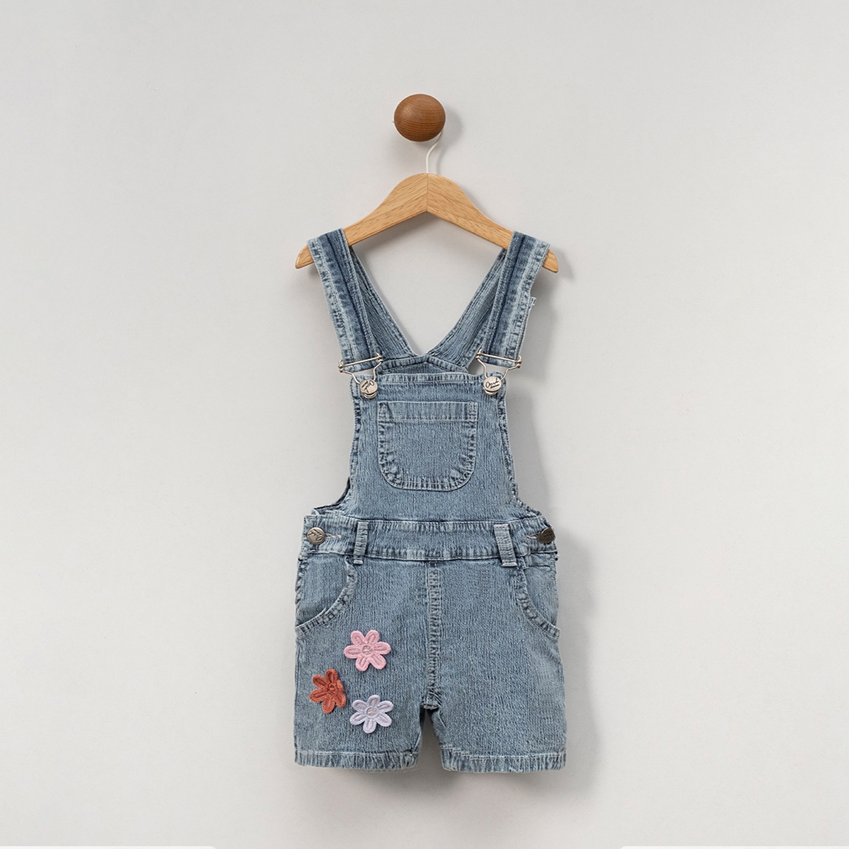 ДЕВОЧКА 1-4 ЛЕТ С ВЫШИВКОЙ ДЖИНСОВЫЙ КОМБИНЕЗОН