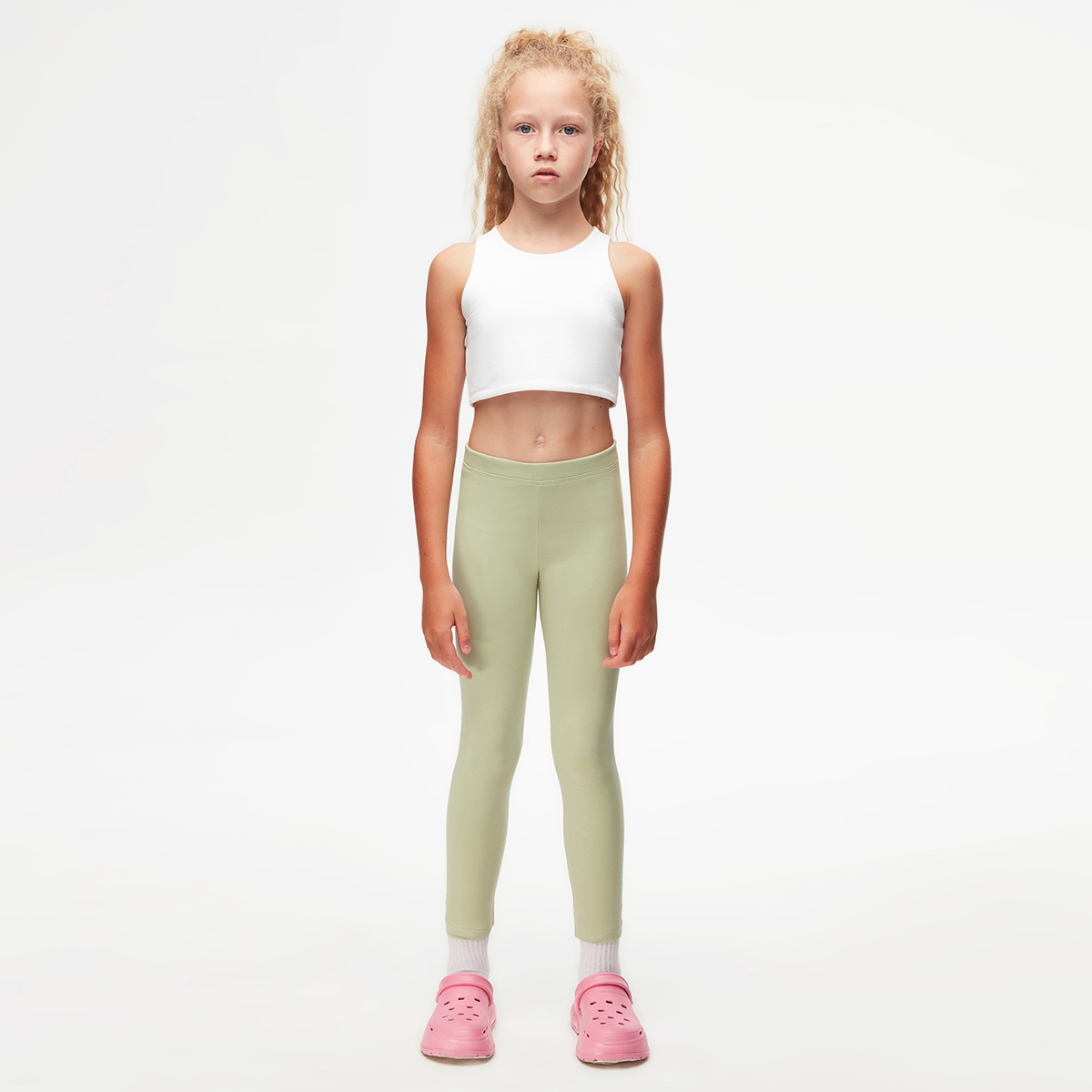 ÇOCUK 9-12  YAŞ TAM BOY ŞARDONLU  BASİC  TAYT 