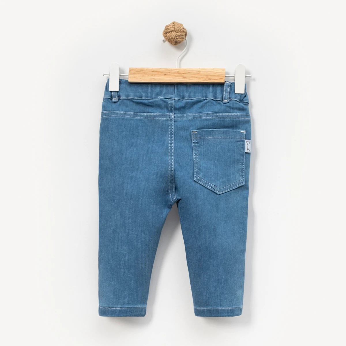 ERKEK ÇOCUK 1-4 YAŞ NAKIŞLI KOT PANTOLON 