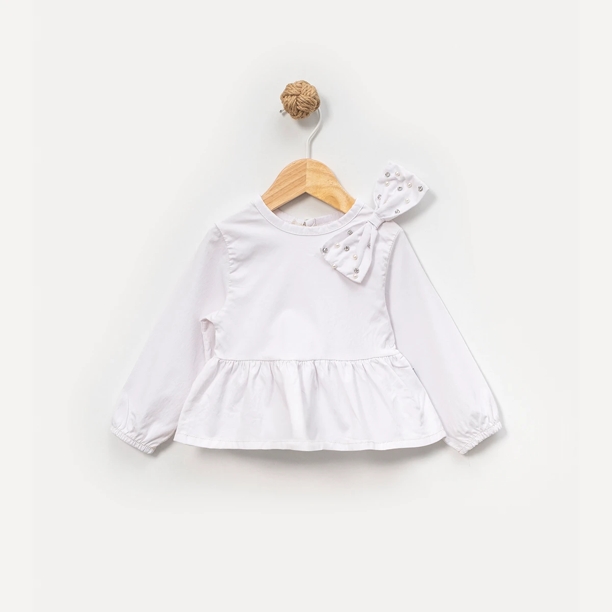 KIZ ÇOCUK 1-4 YAŞ FİYONKLU BLUZ