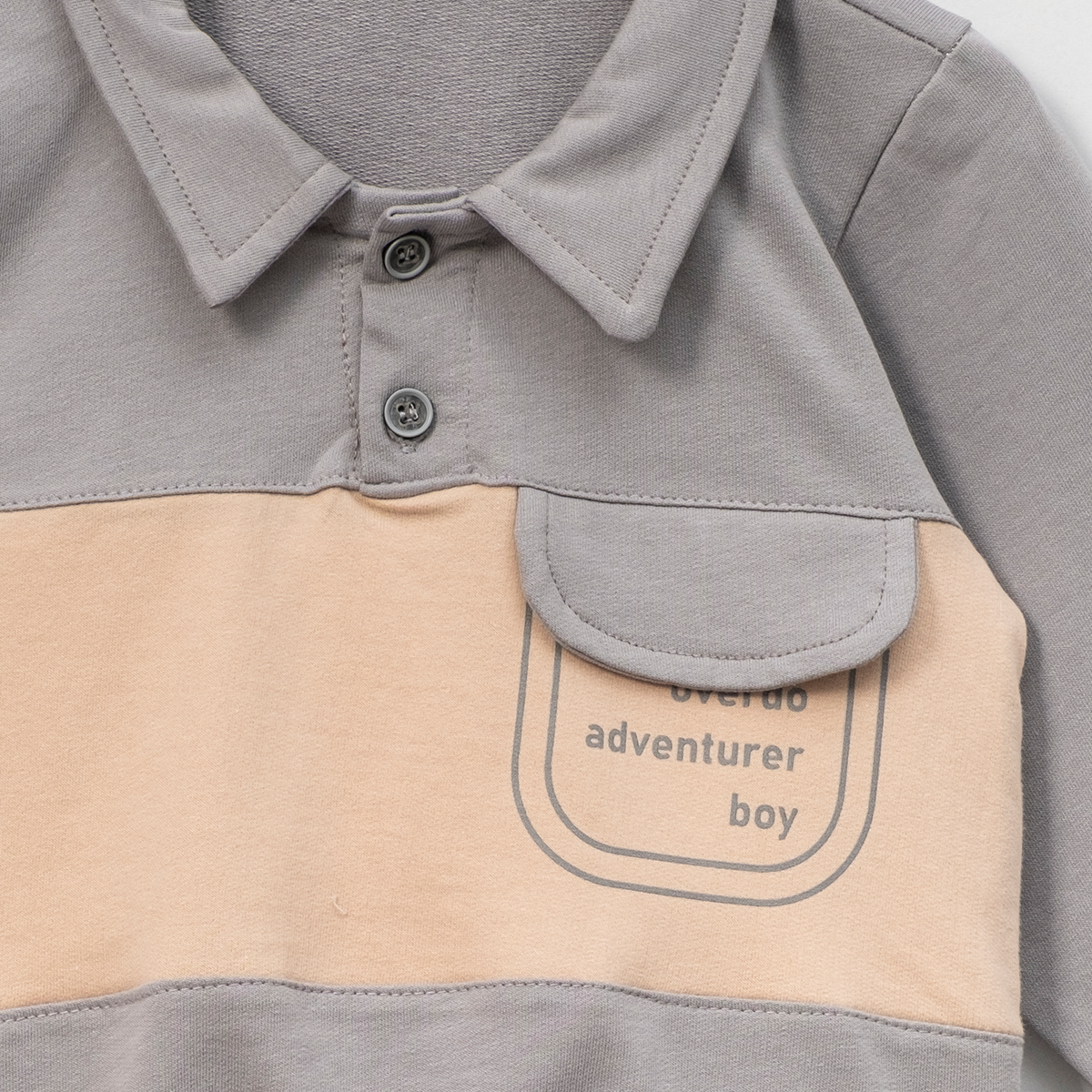 ERKEK ÇOCUK 1-4 YAŞ CEP BASKILI SWEAT 