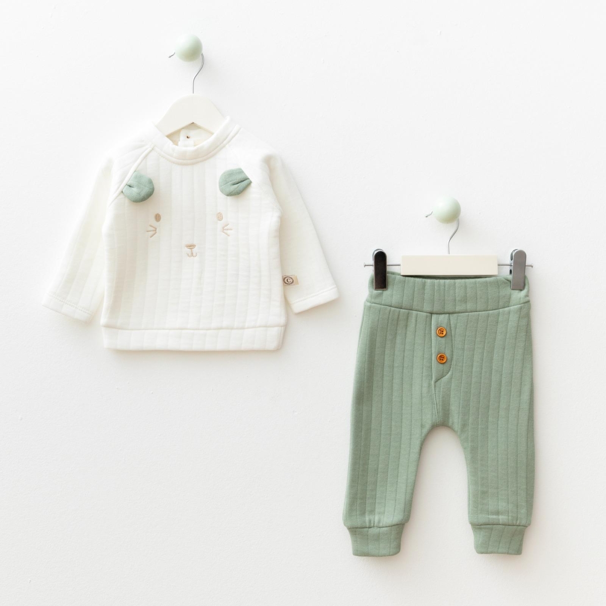 ERKEK BEBEK 6-18 AY KAPİTONE 2Lİ TAKIM 