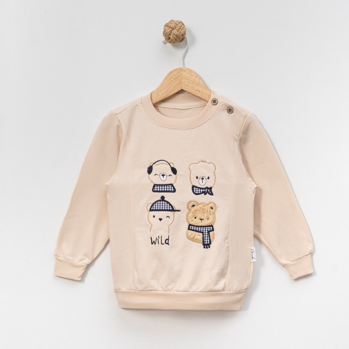 ERKEK ÇOCUK 1-4 YAŞ AYICIKLI SWEAT 