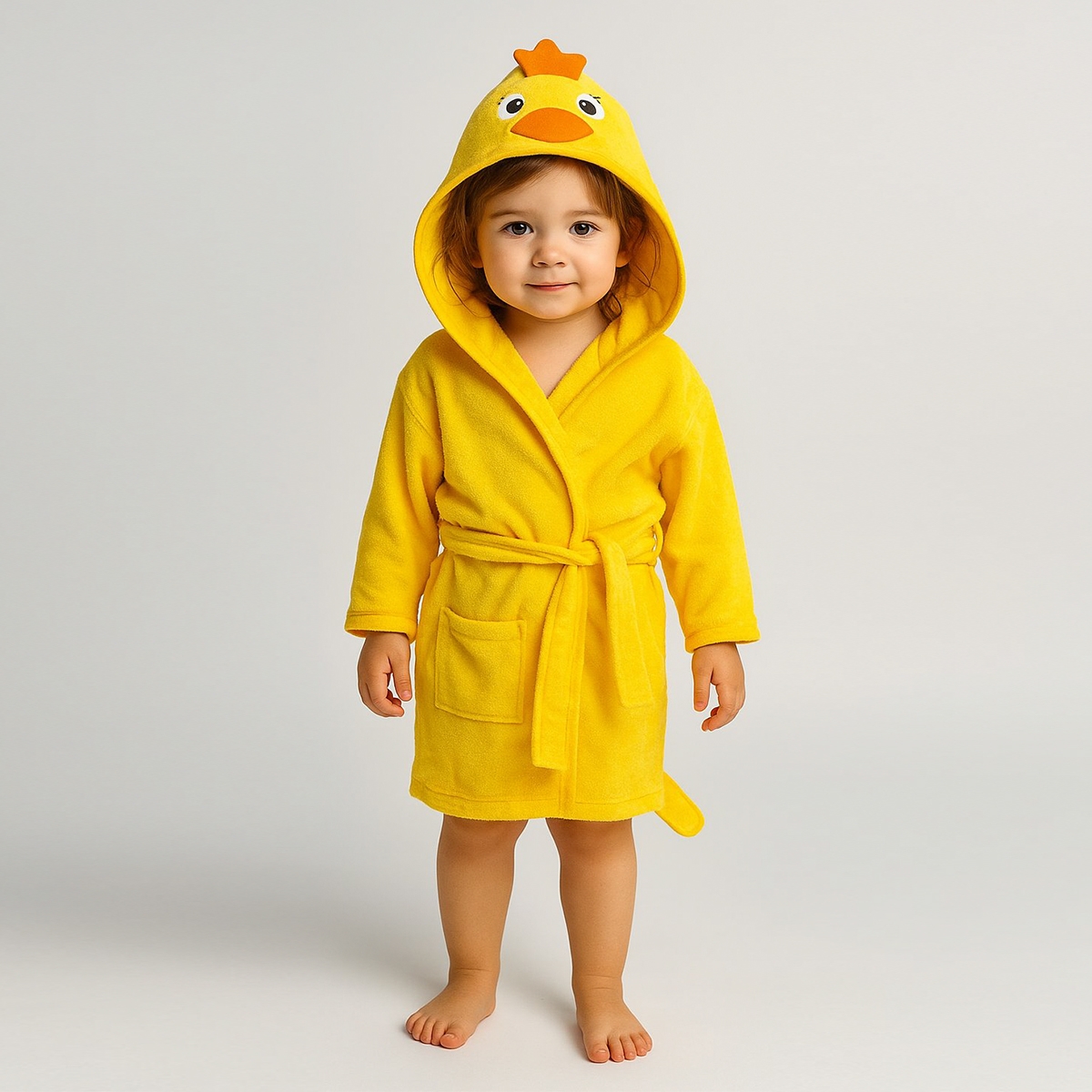 BEBEK CİVCİV  FİGÜRLÜ HAVLU - BORNOZ 