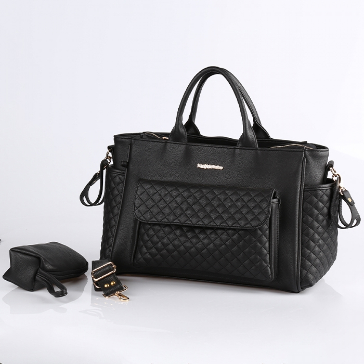 ATHENA ANNE- BEBEK ÇANTASI 45 CM X 33 CM X 16 CM - GRİ