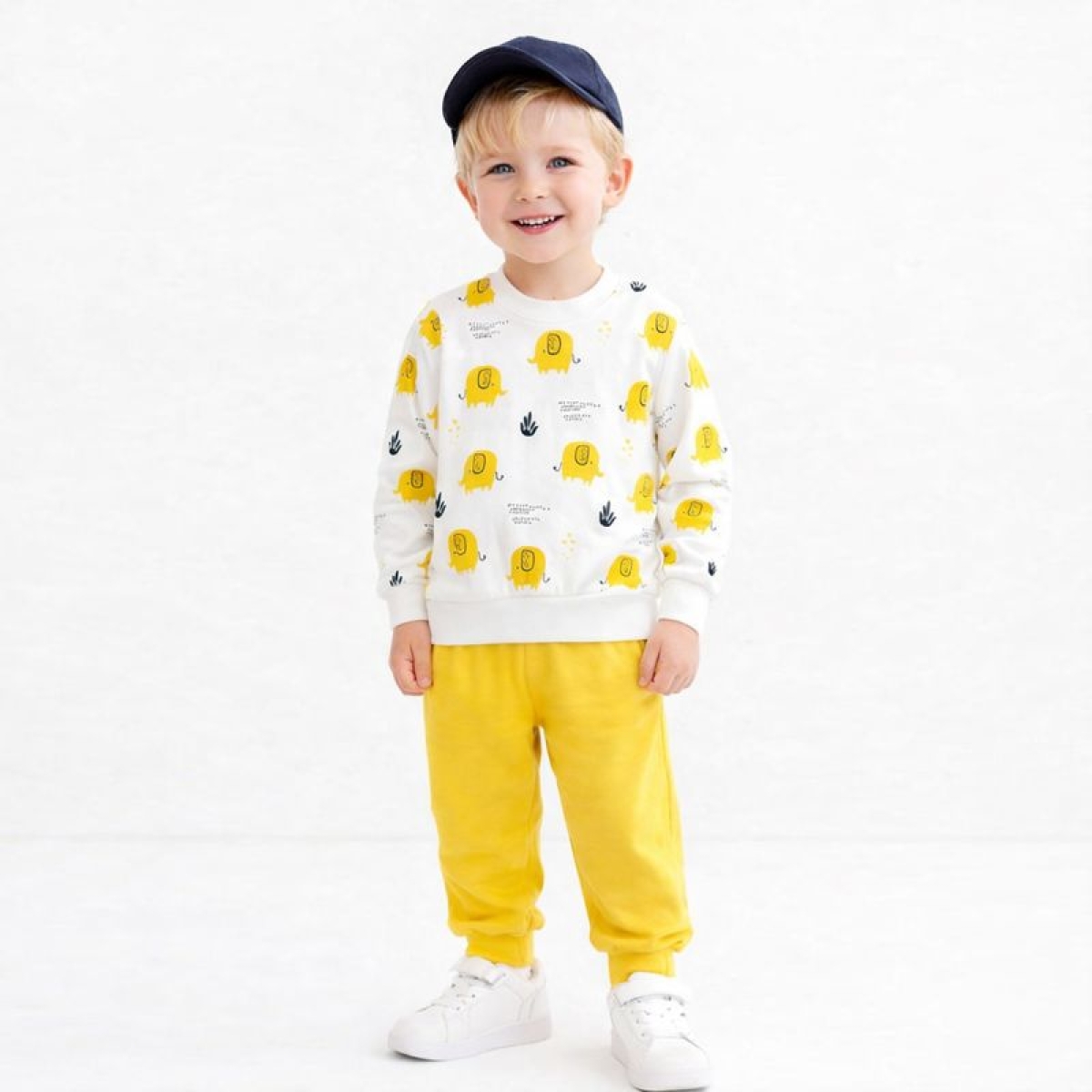 BABY 6-12 MONTHS LONG PRINTED SUIT