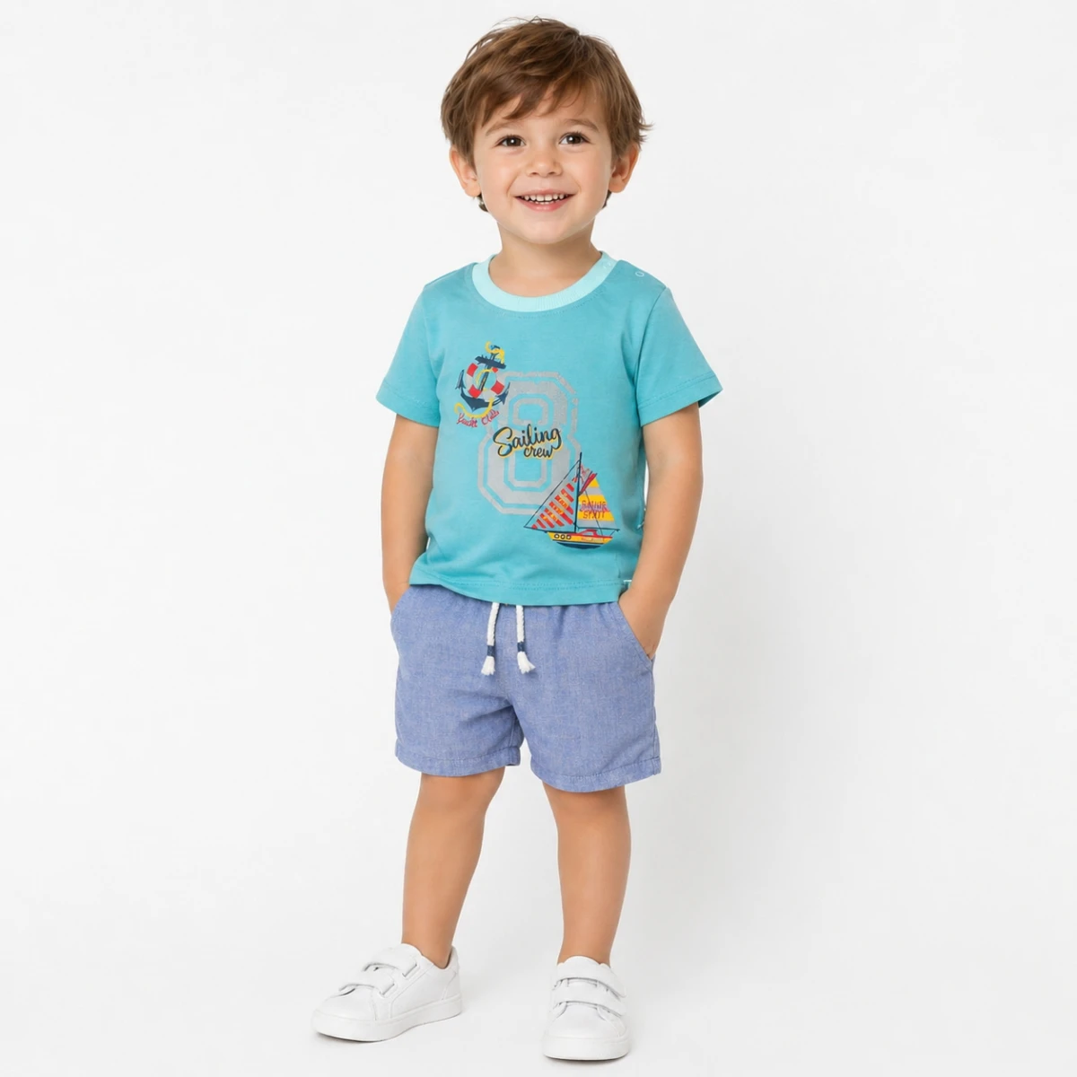  12-36 MONTHS T-SHIRT AND SHORTS SET