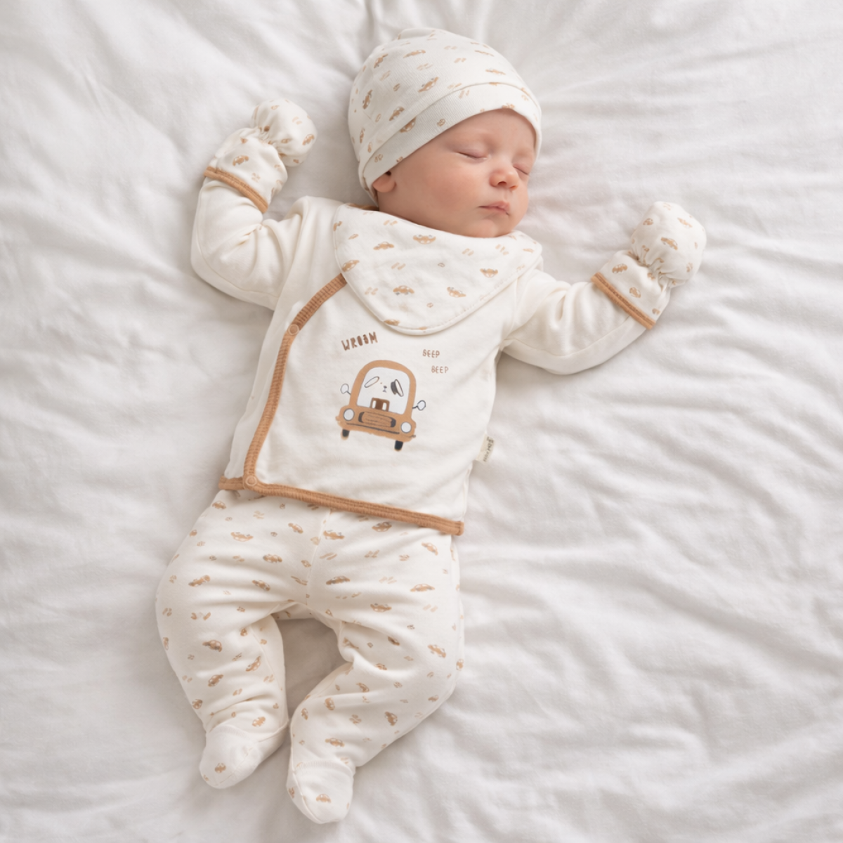 ERKEK BEBEK 3/6 AY 5Lİ SET 