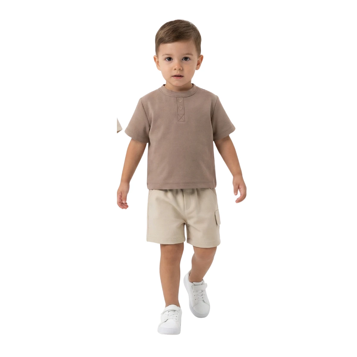 ERKEK ÇOCUK 6-24 AY İKİLİ TAKIM - BEJ