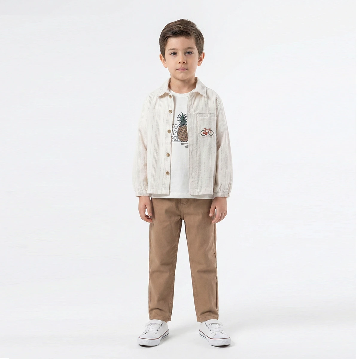 ERKEK ÇOCUK 6-9 YAŞ GÖMLEKLİ 3LÜ TAKIM 