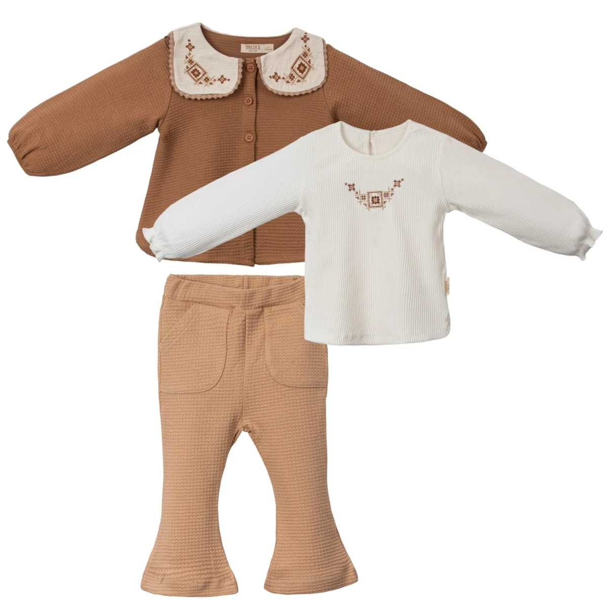 KIZ BEBEK 12-24 AY 3LÜ TAKIM 