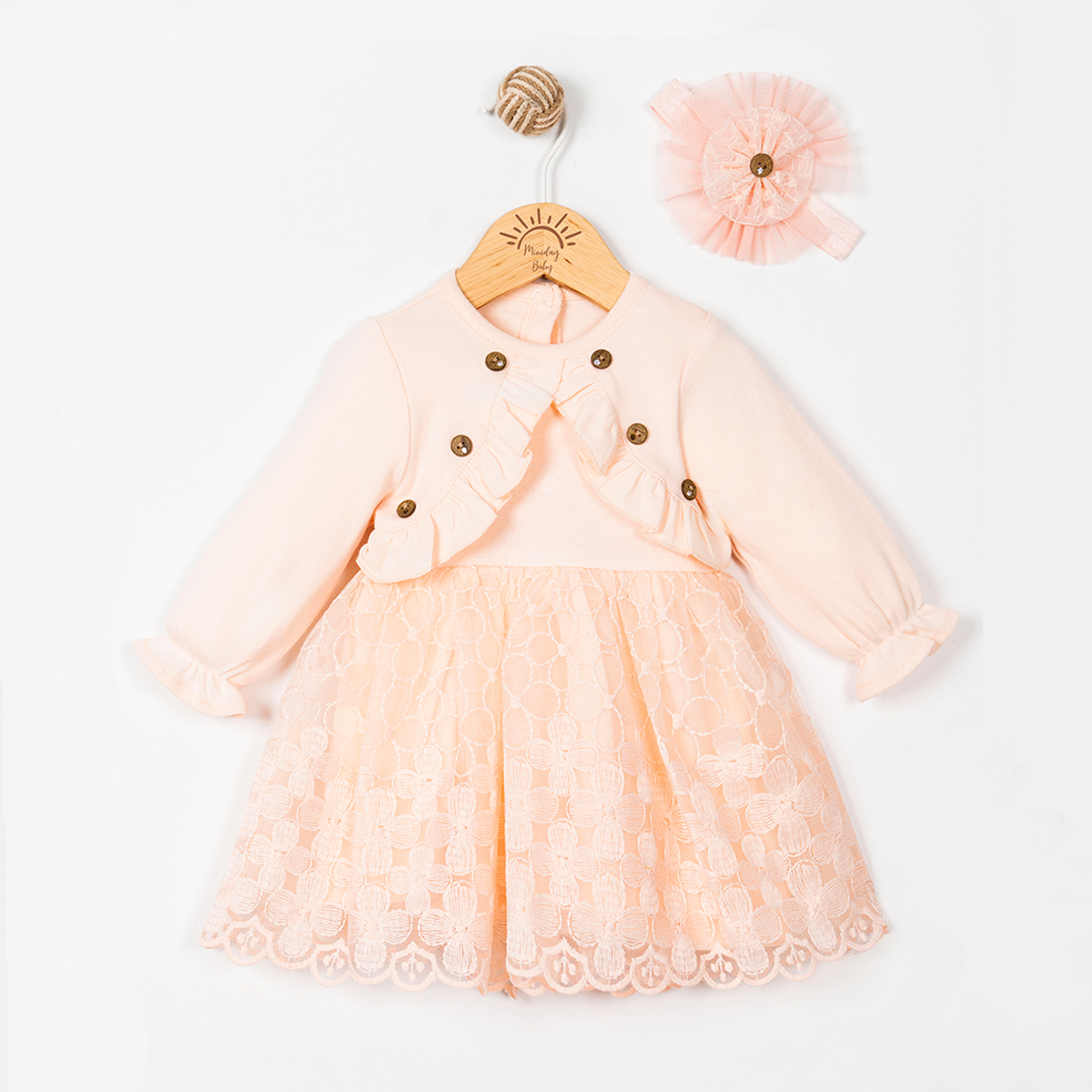 KIZ BEBEK 3-12 AY ELBİSE 