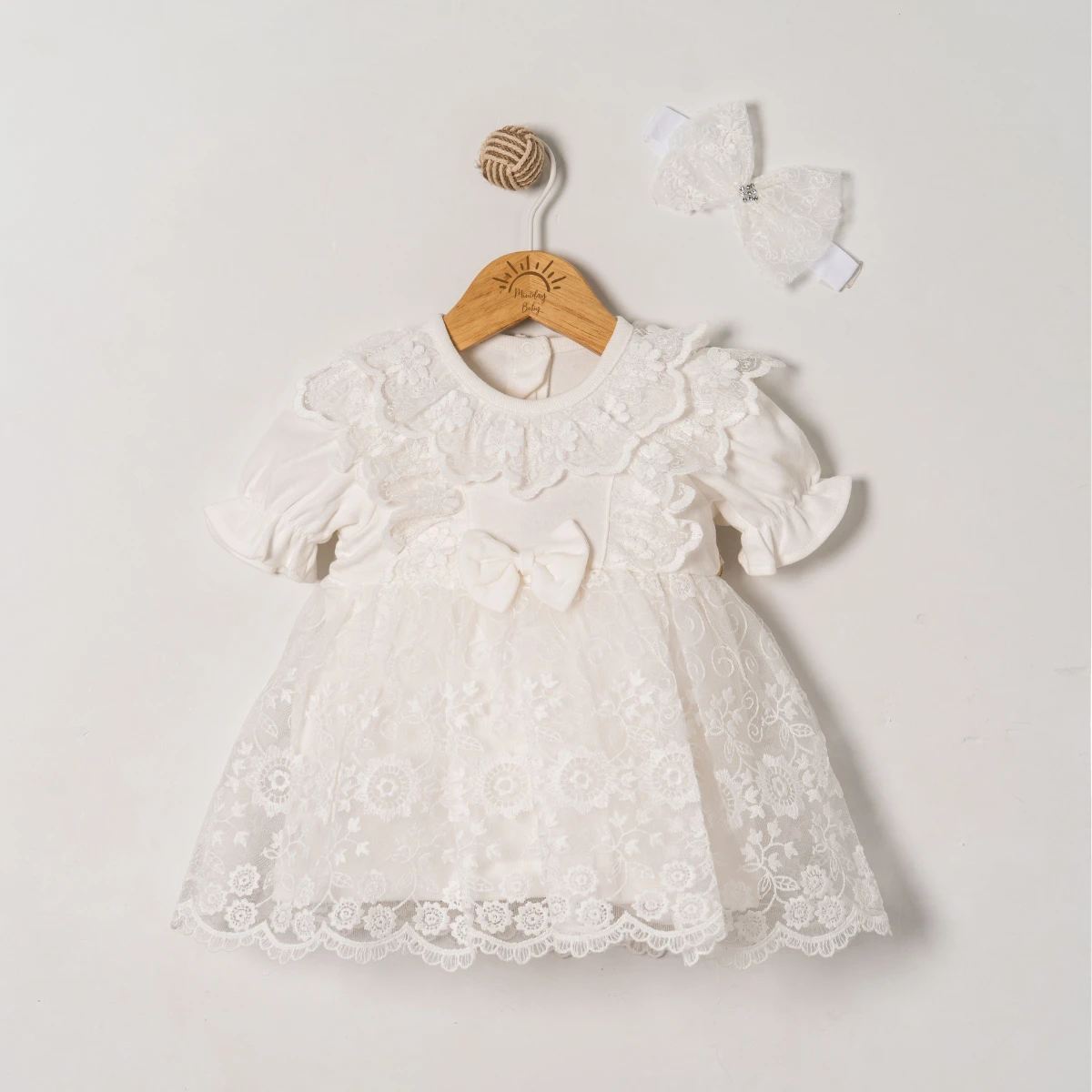 KIZ BEBEK 3-12 AY MONEGLİA TOKALI ELBİSE