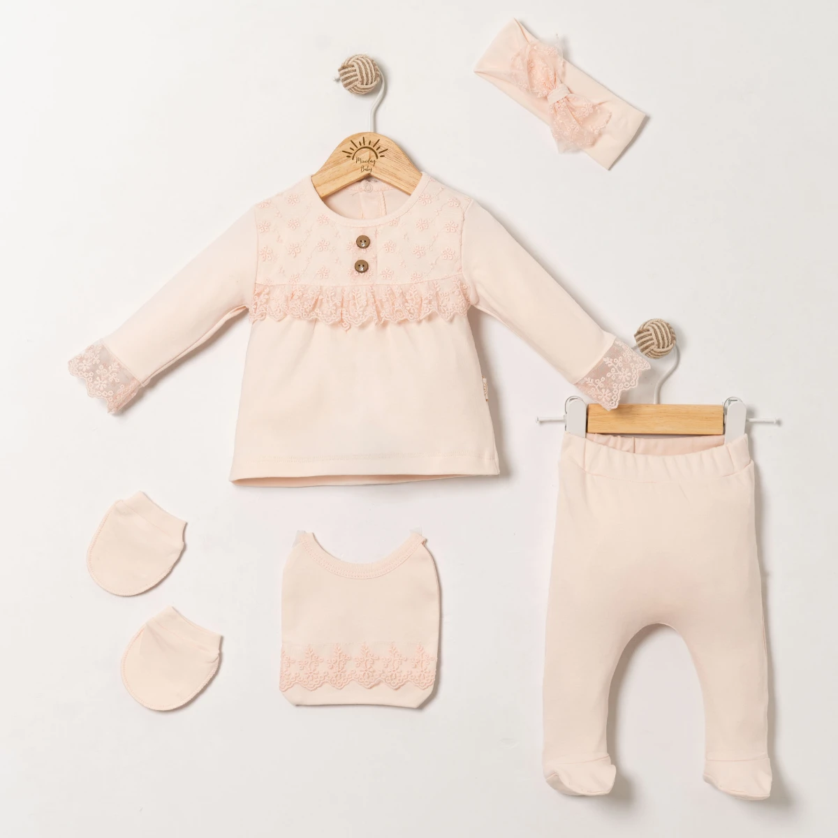KIZ BEBEK 3-6 AY 5Lİ SET 