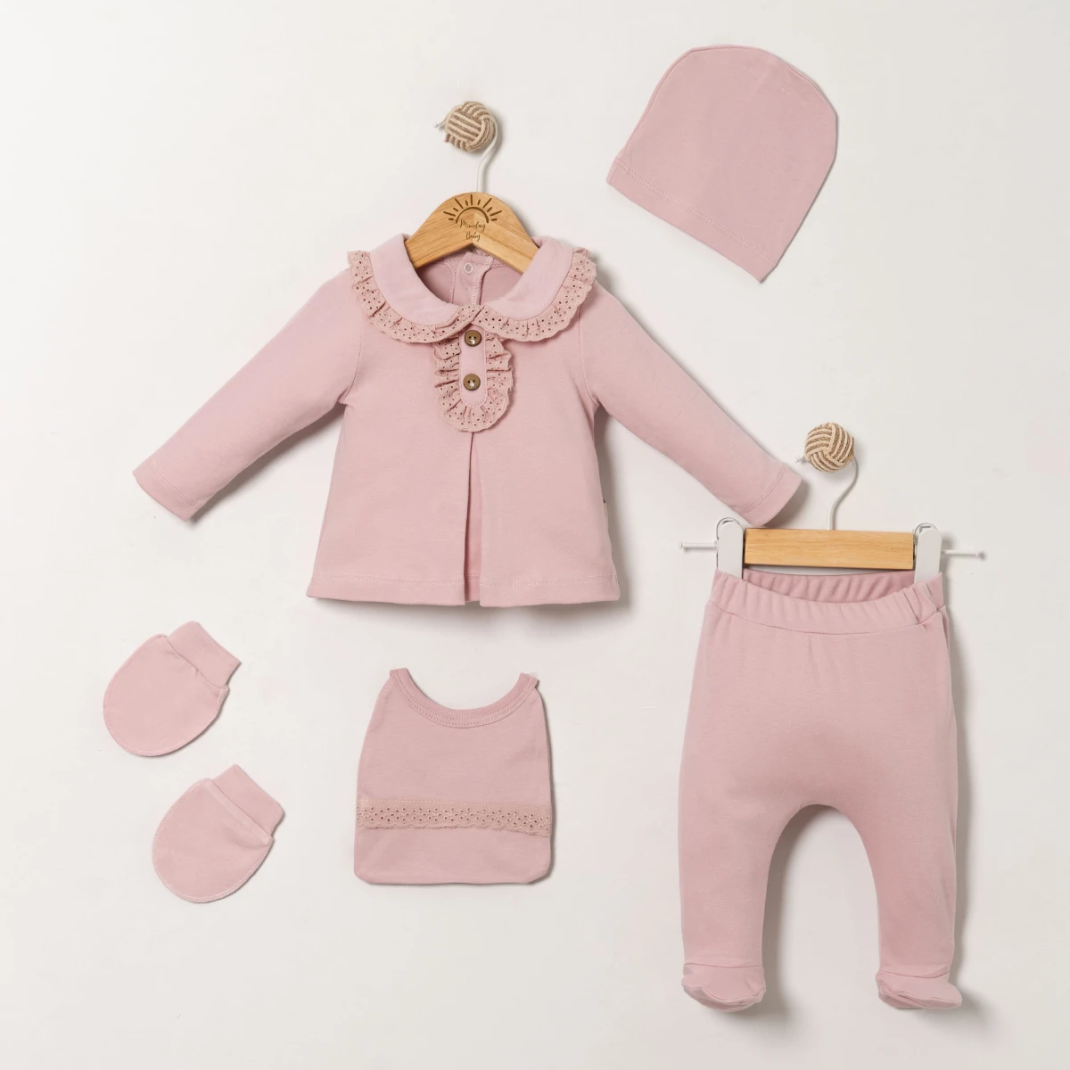 KIZ BEBEK 3-6 AY 5Lİ SET 