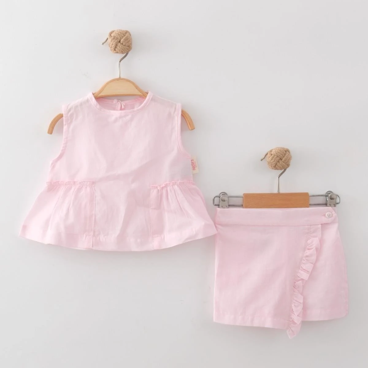 KIZ BEBEK 3-18 AY BLUZ ETEK 2Lİ TAKIM 