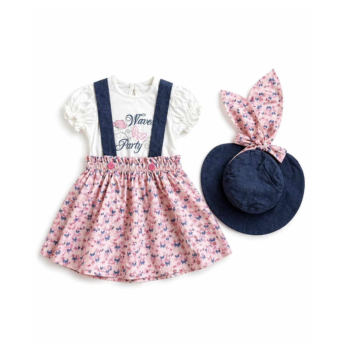 KIZ BEBEK 9-24 AY KISA KOLLU 3 LÜ TAKIM 