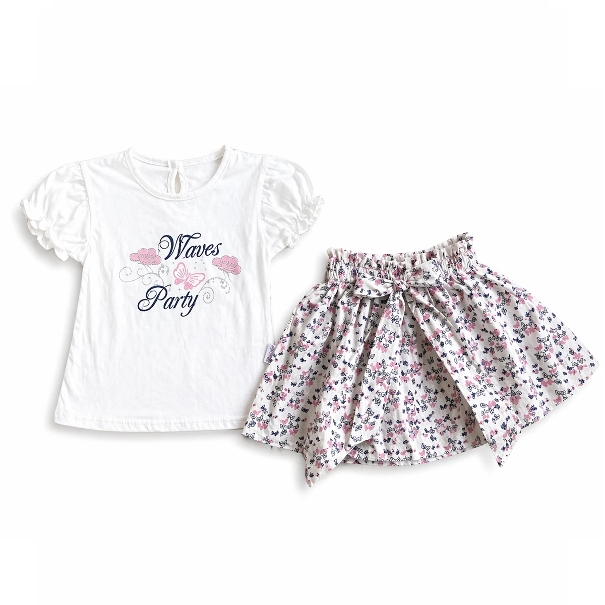 KIZ BEBEK 9-24 AY KISA KOLLU ETEKLİ TAKIM