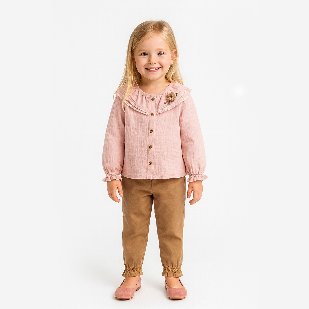 GIRL 5-8 AGE MUSLIN SUIT