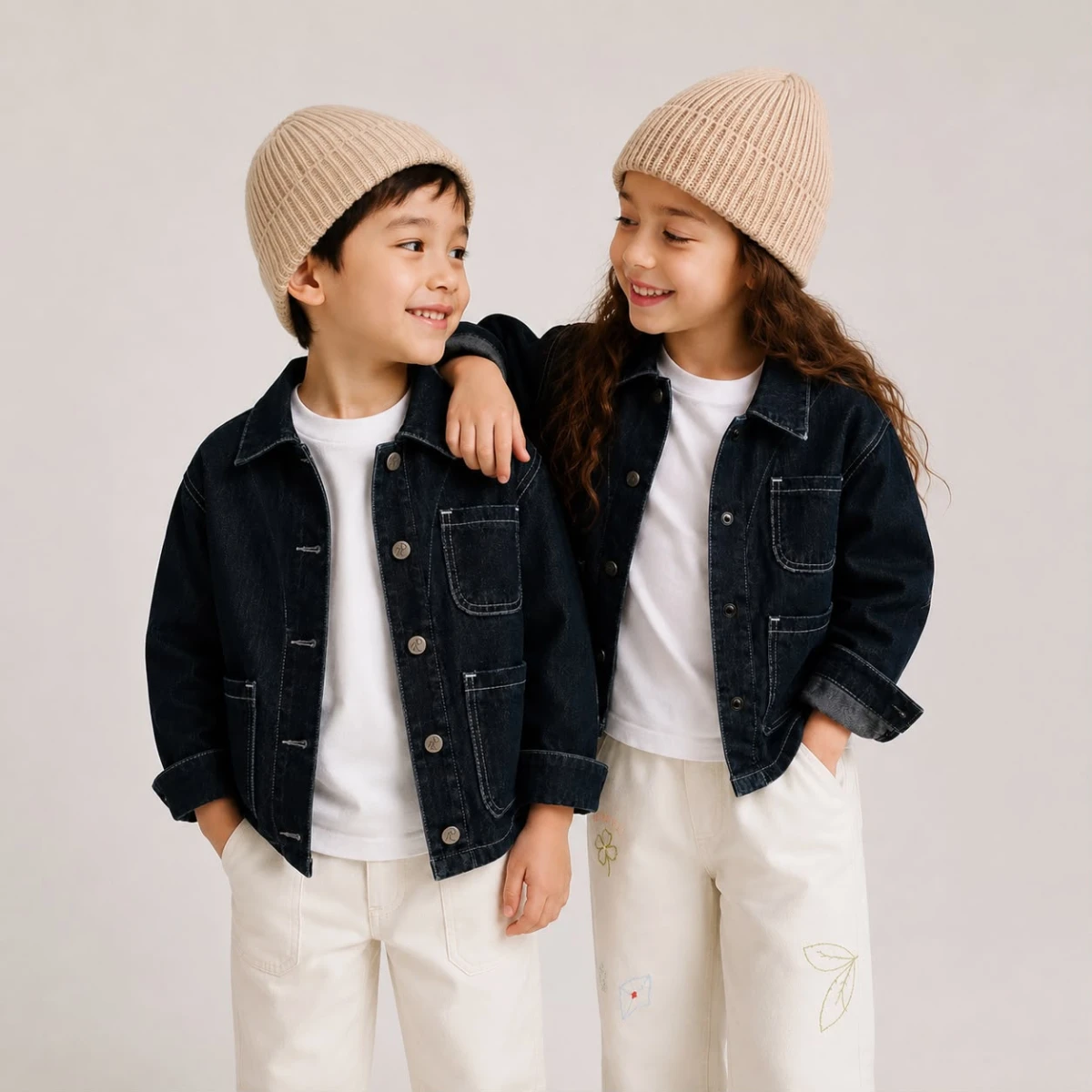 UNISEX 5-8 YAŞ KOT CEKET 