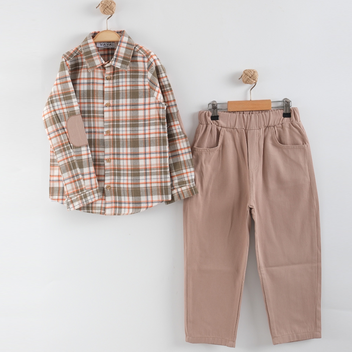 ERKEK ÇOCUK 6-9 YAŞ GÖMLEK PANTOLON 2 Lİ TAKIM 