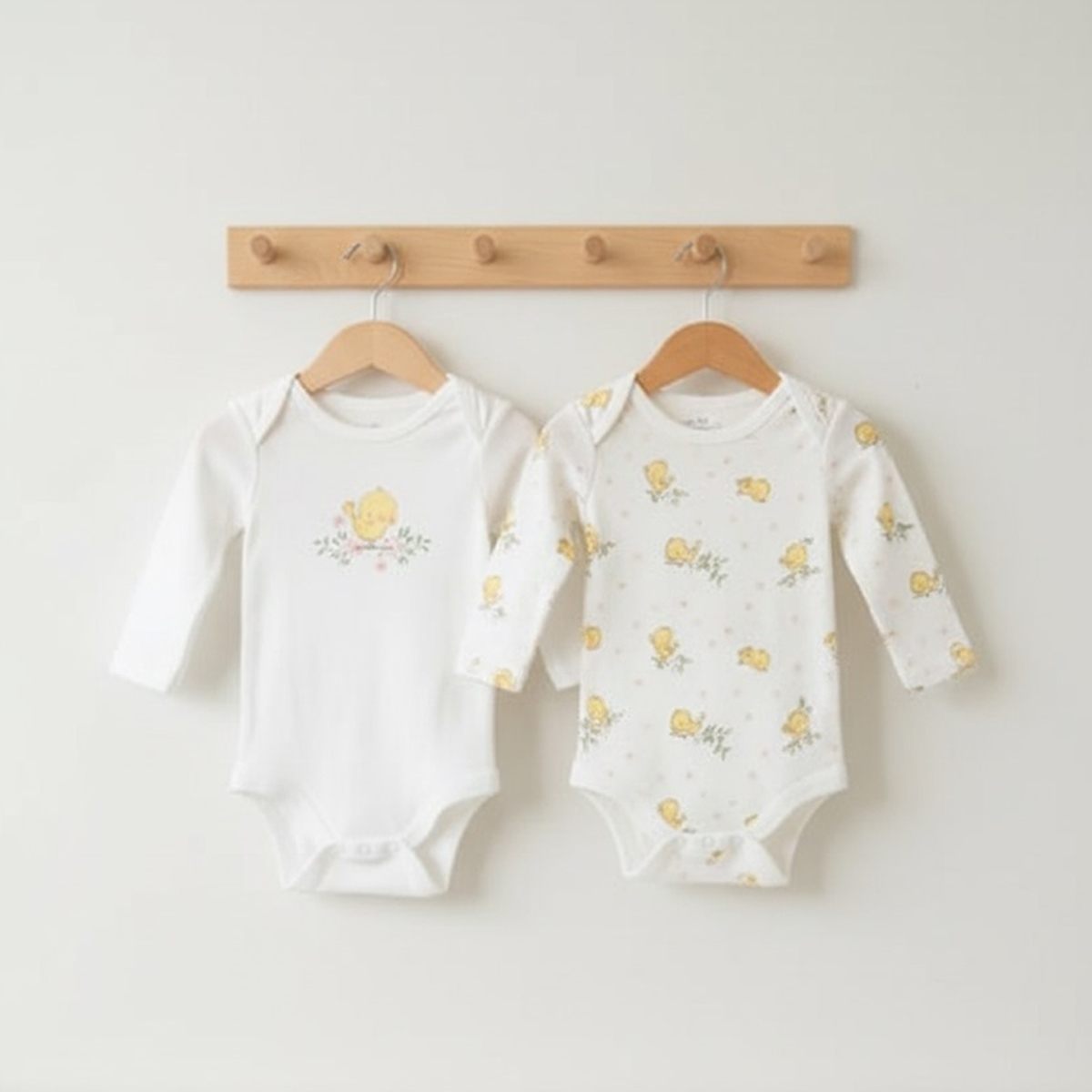 KIZ BEBEK BASKILI 2 Lİ BODY 