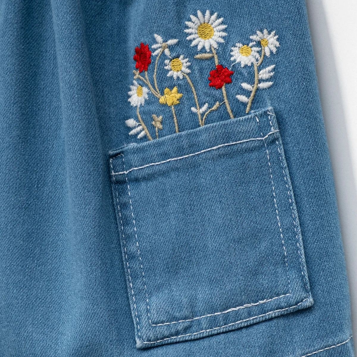 KIZ ÇOCUK 1-4 YAŞ GÖMLEKLİ KOT TAKIM