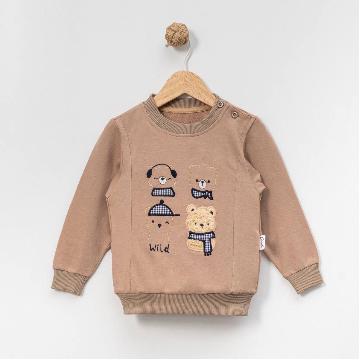 ERKEK ÇOCUK 1-4 YAŞ AYICIKLI SWEAT 