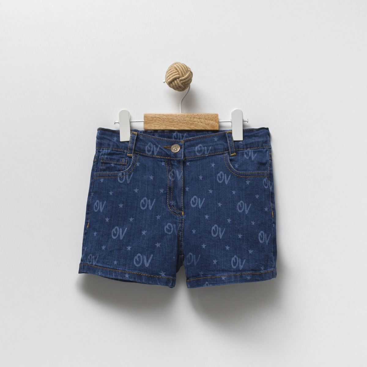 KIZ 6-9 YAŞ KOT ŞORT 