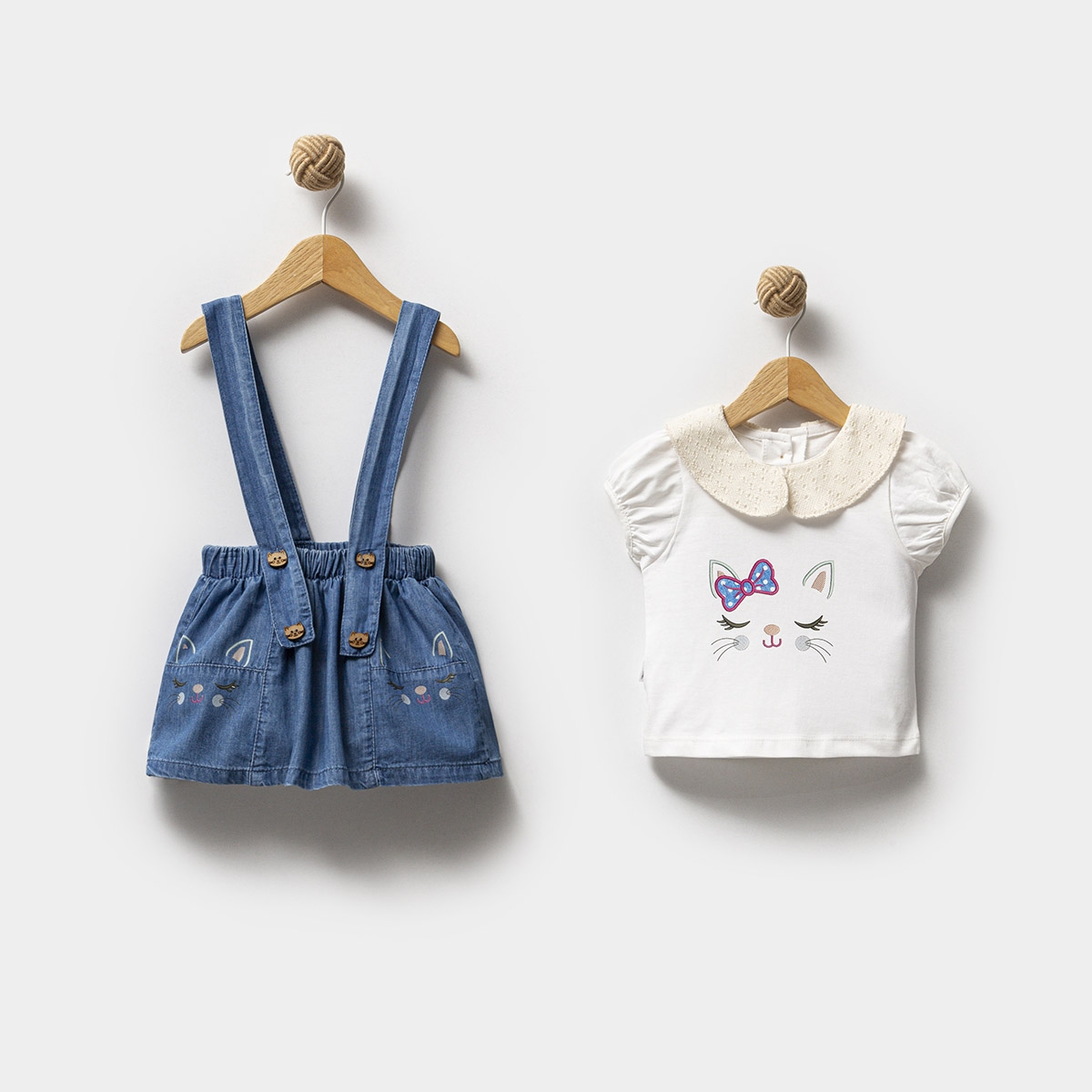  ДЛЯ ДЕВОЧЕК 1–4 ЛЕТ КОСТЮМ С ПРИНТОМ