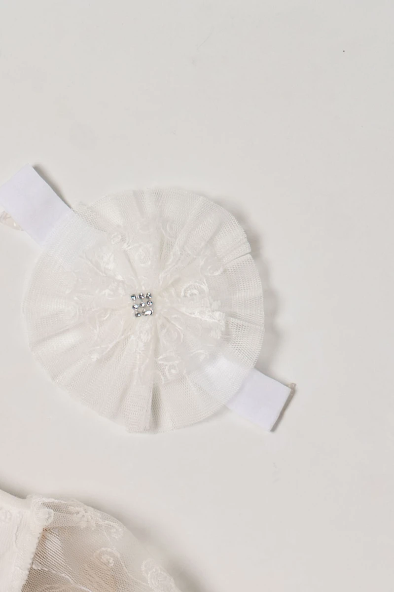 KIZ BEBEK 3-12 AY MOONFLOWER TOKALI ELBİSE 