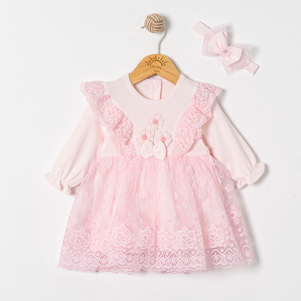 KIZ BEBEK 3-12 AY ELBİSE 