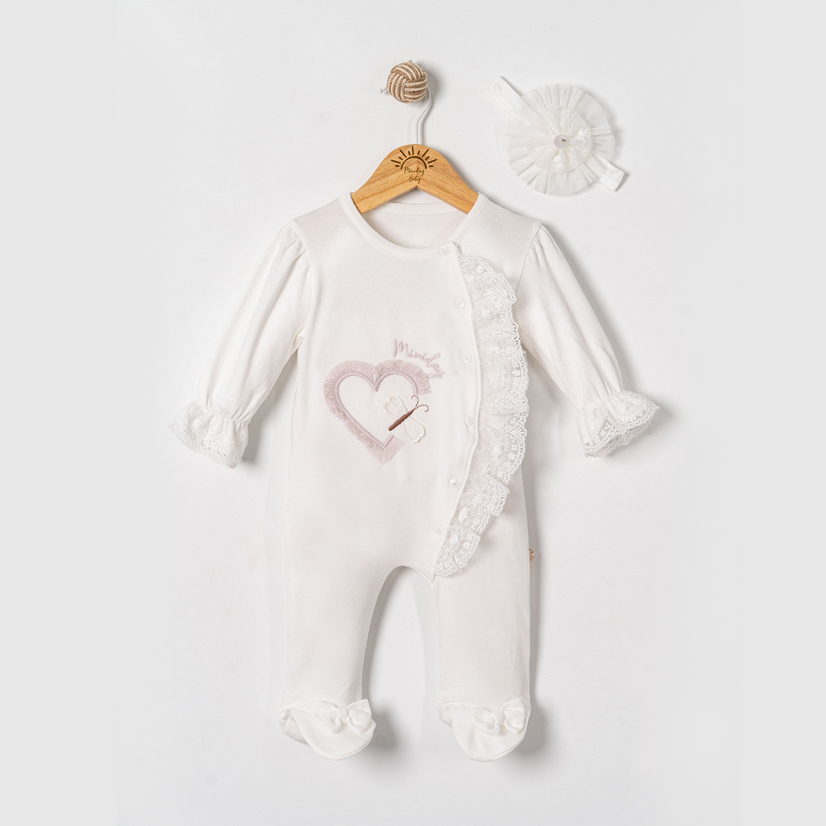 КОМБИНЕЗОН ДЛЯ ДЕВОЧЕК 0-3/0-3/3-6 МЕСЯЦЕВ