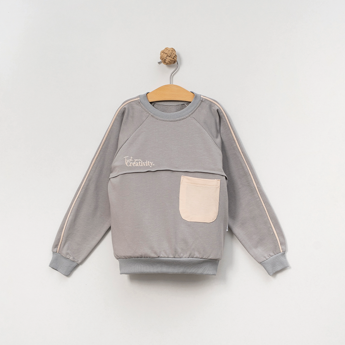 BOYS' 5-8 AGEPRINTED SWEATSHIRT