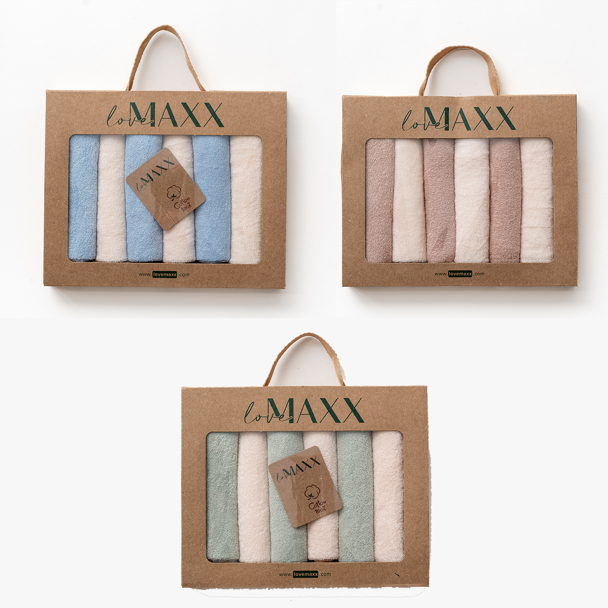 UNISEX 6LI HAVLU AĞIZ MENDİLİ 