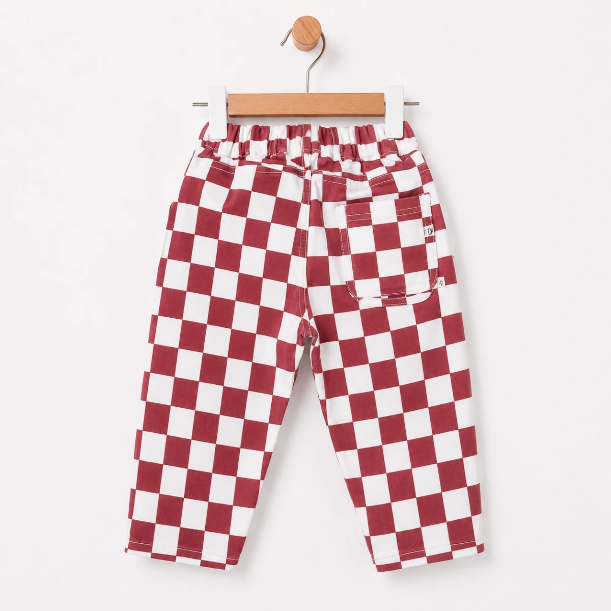 UNISEX 1-4 YAŞ KARELİ HAM PANTOLON 