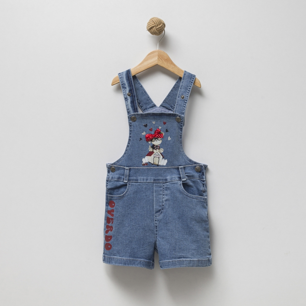 ДЕВОЧКА 18-36 МЕСЯЦЕВ ДЖИНСОВЫЙ КОМБИНЕЗОН 