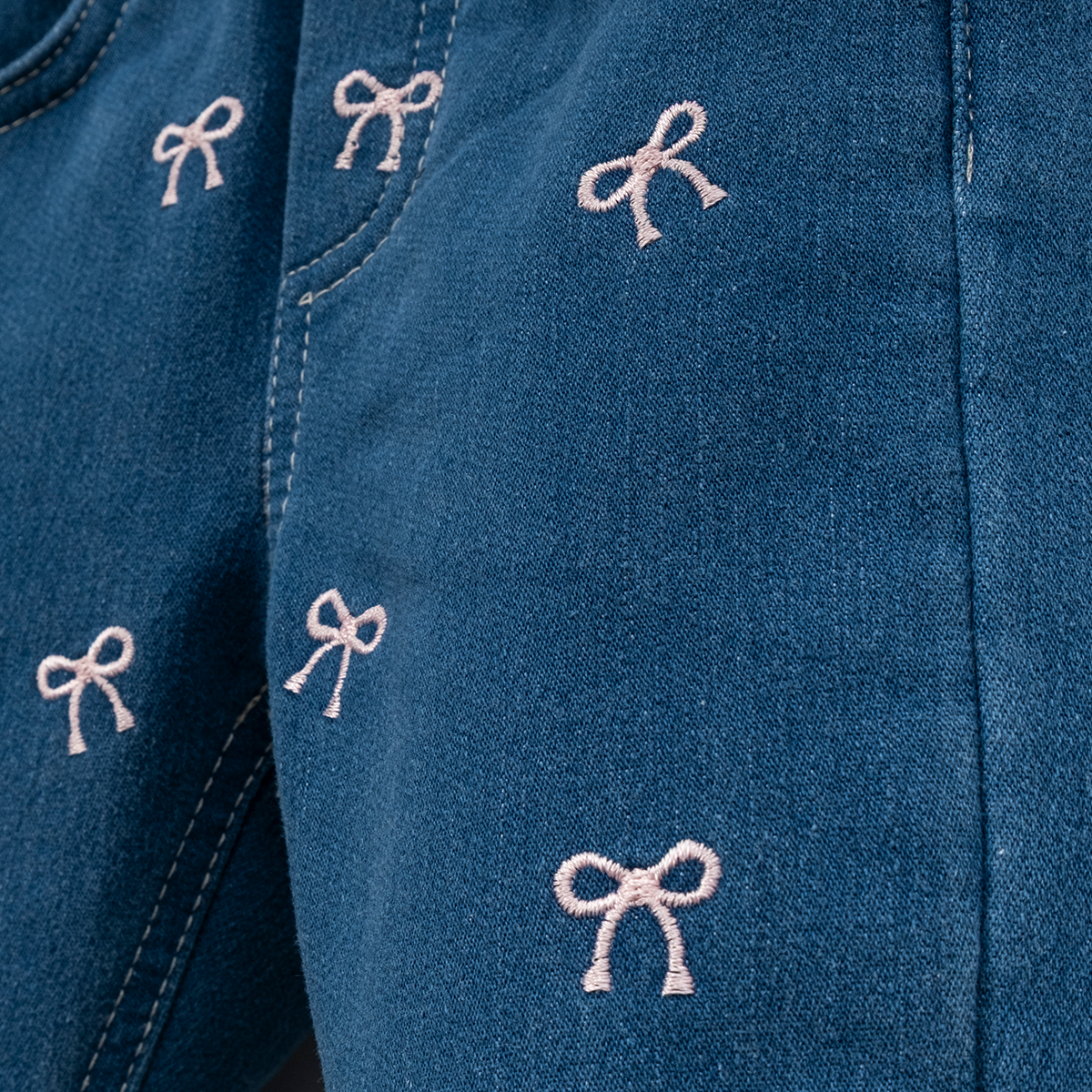 KIZ ÇOCUK 1-4 YAŞ FİYOK NAKIŞLI PANTOLON 