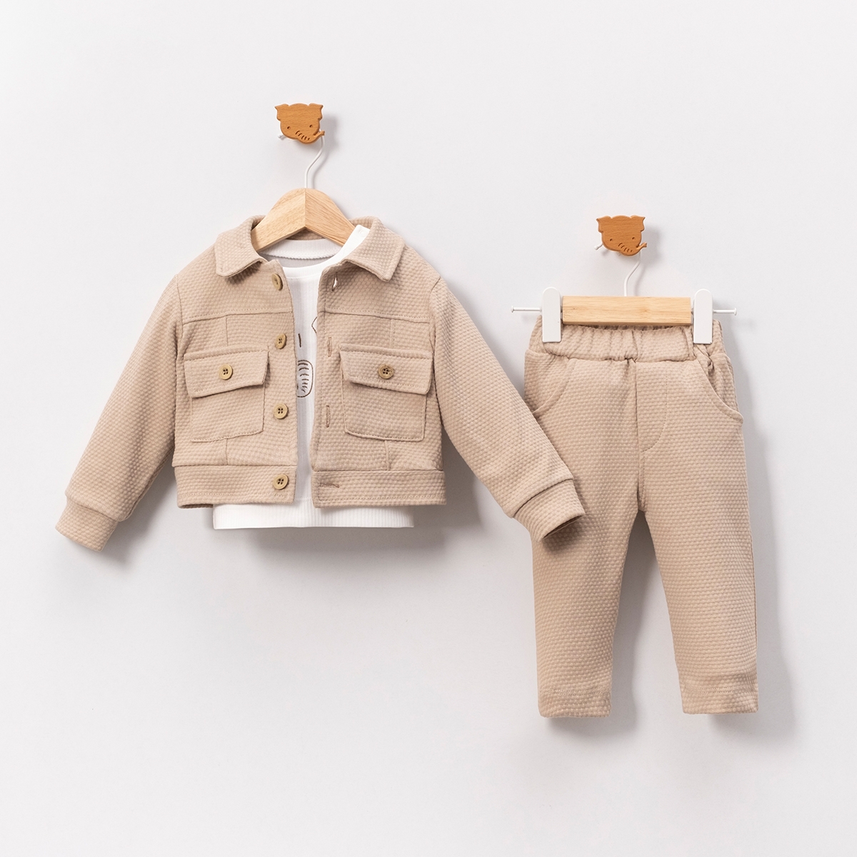 ERKEK ÇOCUK 9-18-24 AY 3 LÜ TAKIM 