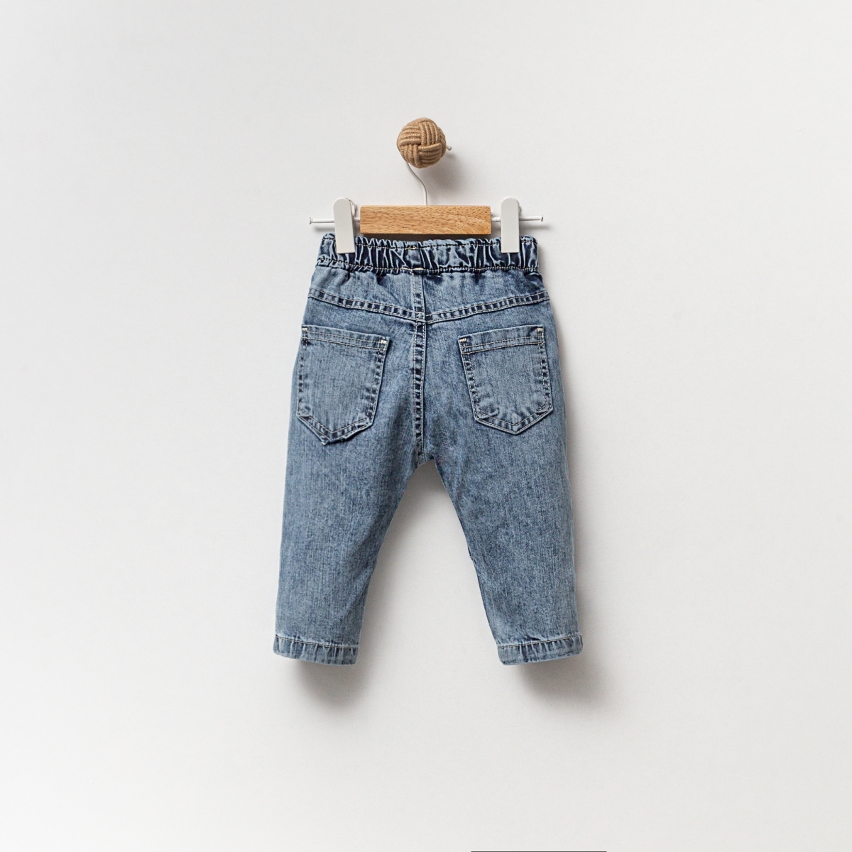 BOYS 1-4 AGE EMBROIDERED JEANS