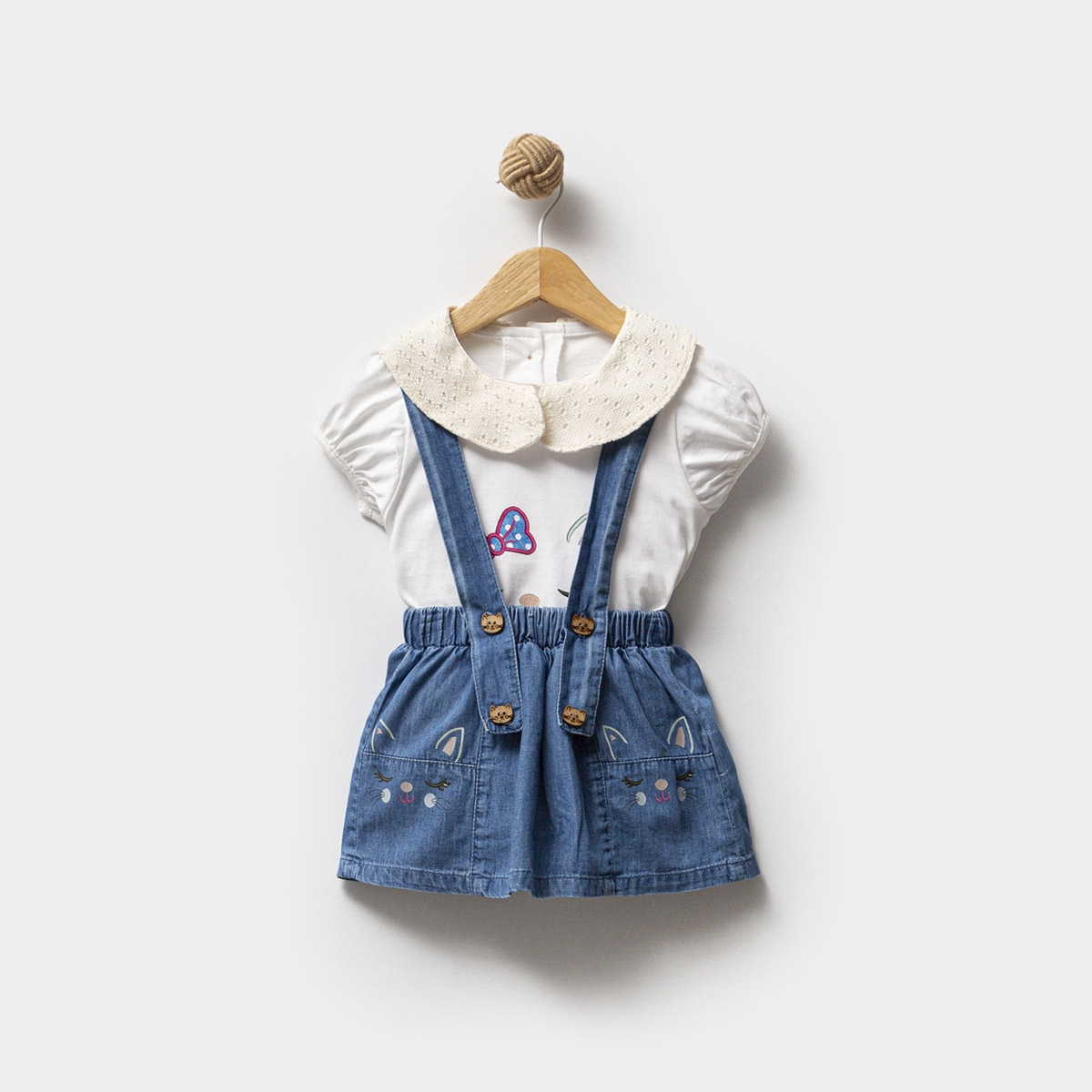  ДЛЯ ДЕВОЧЕК 1–4 ЛЕТ КОСТЮМ С ПРИНТОМ