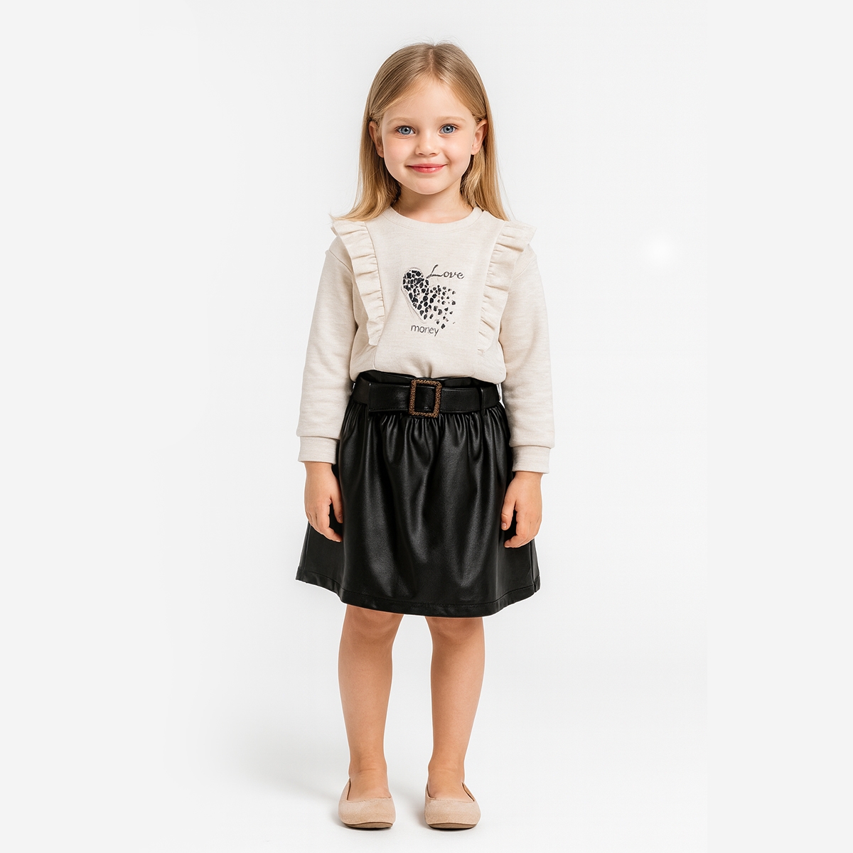 GIRL 5-8 AGE PRINTED SWEAT  SUIT