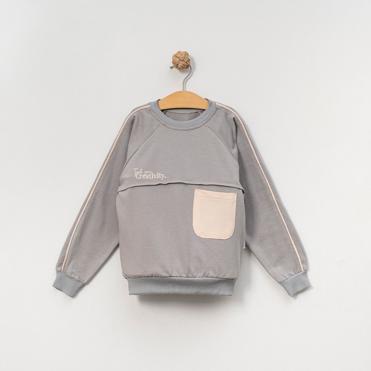 ERKEK ÇOCUK 5-8 YAŞ CEP DETAYLI SWEAT 