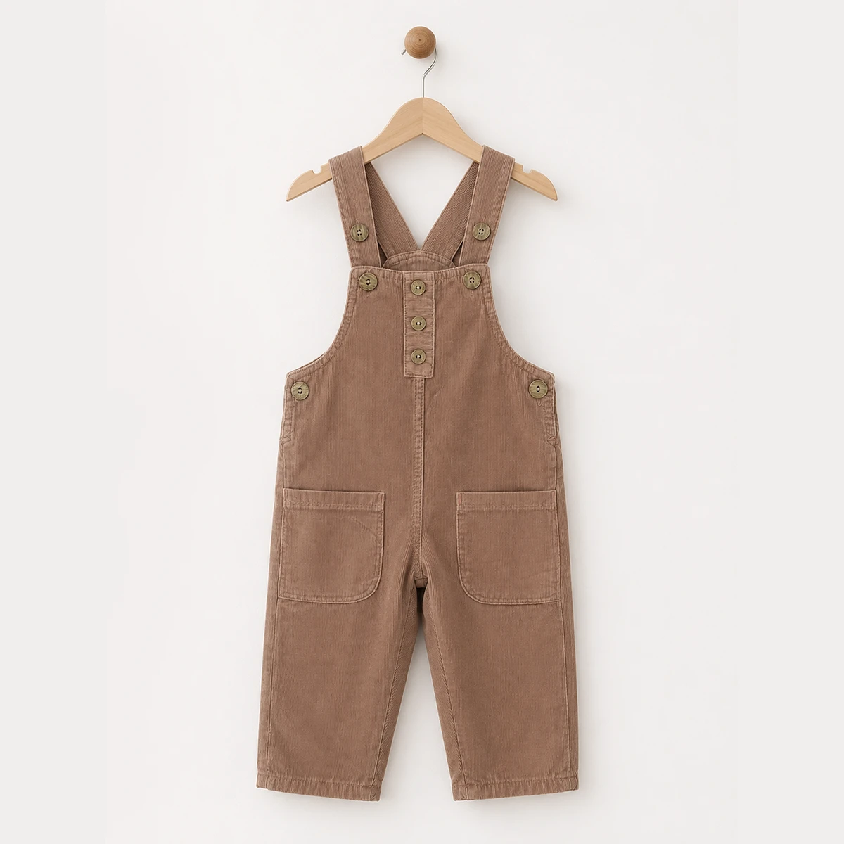 UNISEX 1-4 YAŞ HAM KADİFE SALOPET 