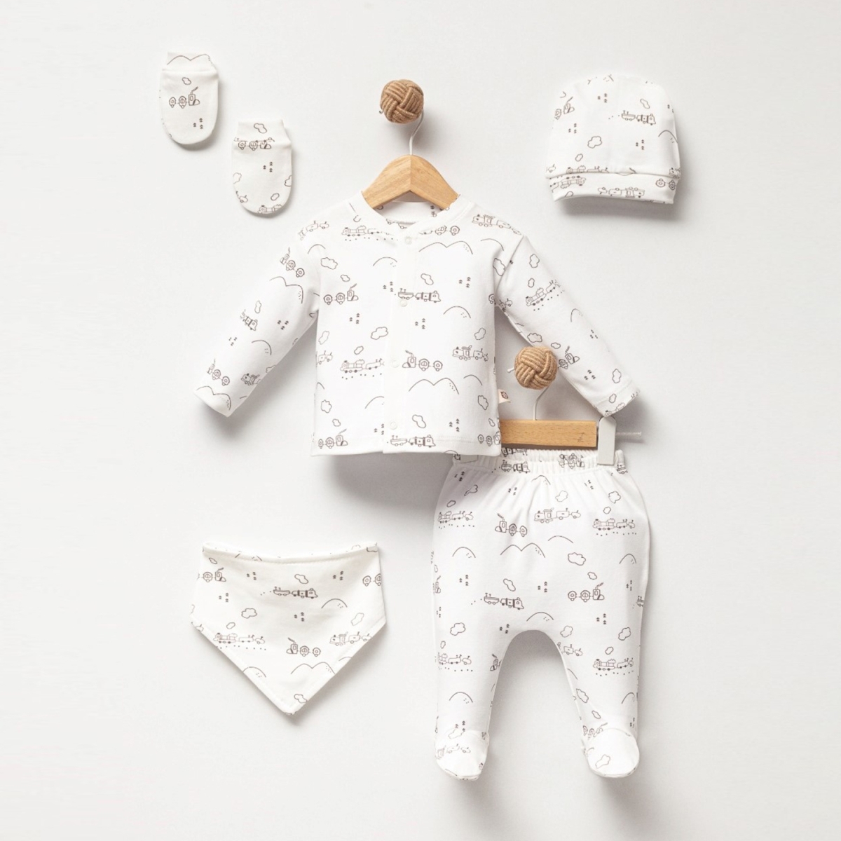 НАБОР ДЛЯ НОВОРОЖДЕННЫХ 5 ШТ